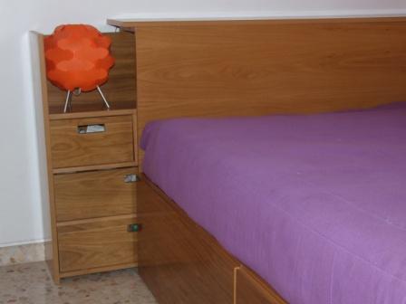 Cama con cajonera extraible